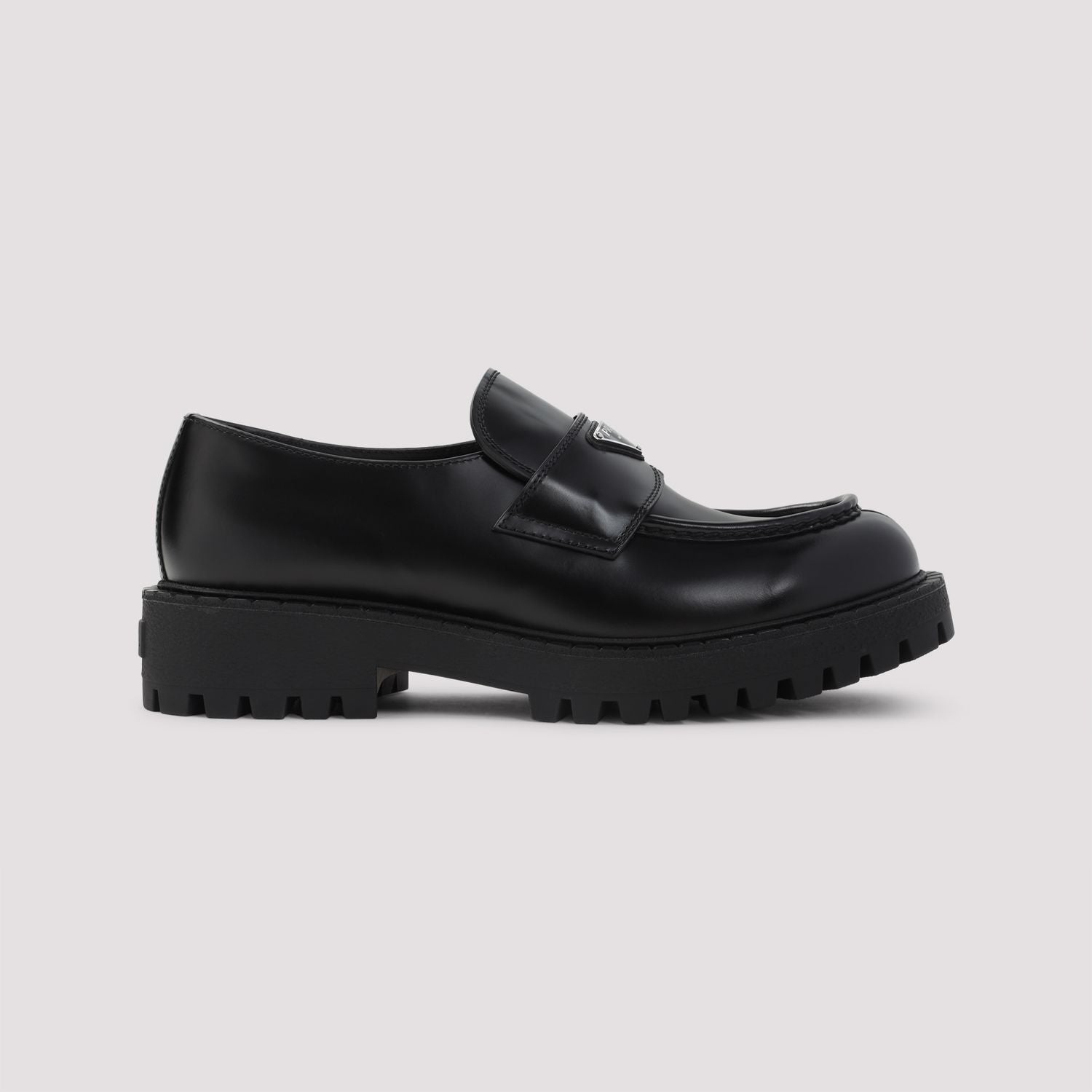 LEATHER LOAFERS Prada