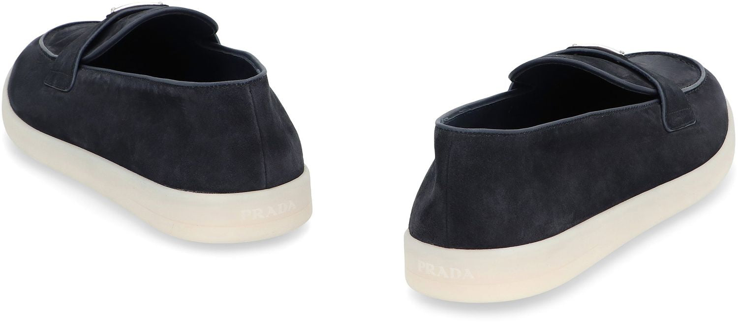 SUEDE LOAFERS Prada