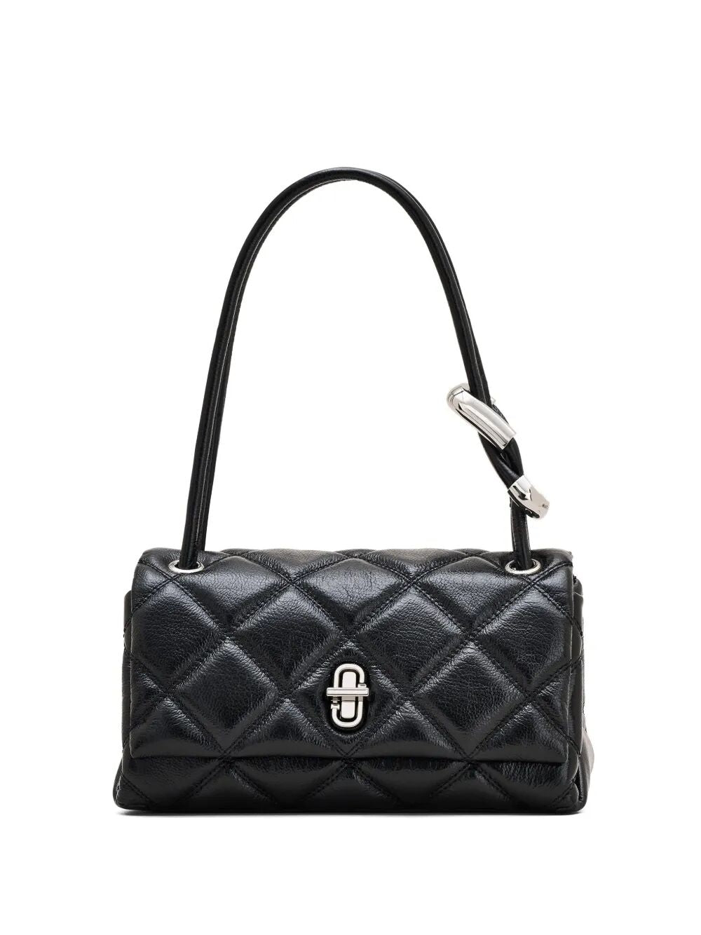 "THE DUAL BAG" QUILTED LEATHER BAG Marc Jacobs BLACK UNICA