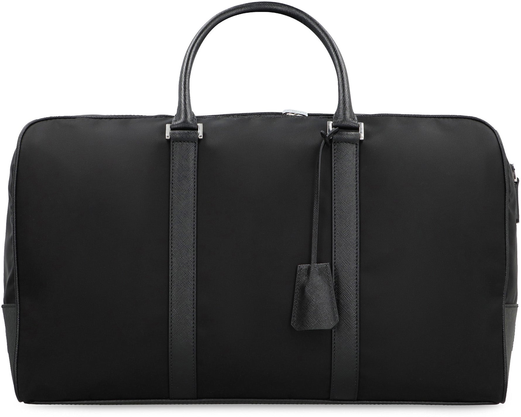BLACK NYLON TRAVEL BAG Prada