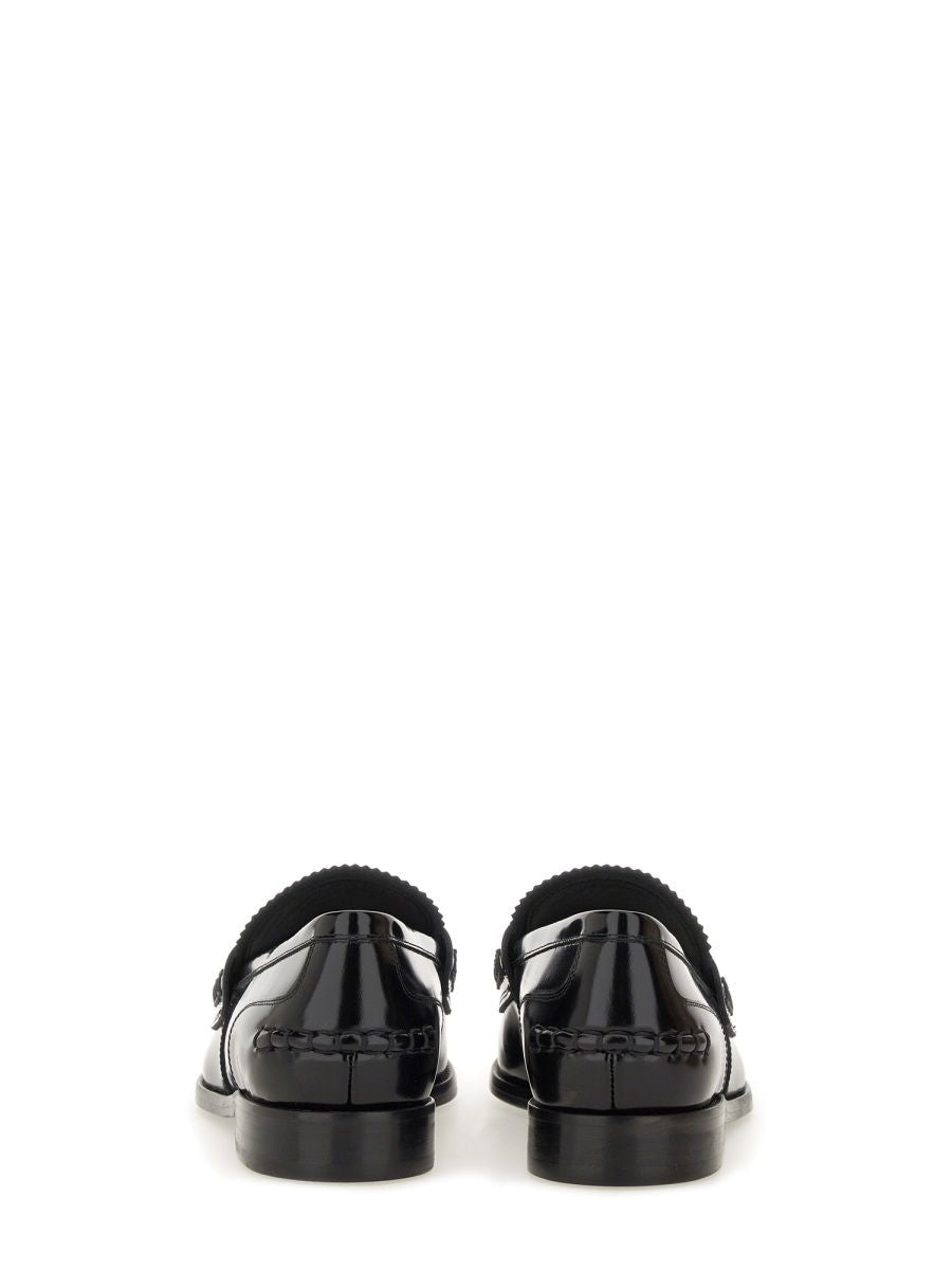 BLACK CALF LEATHER LOAFERS Alexander wang