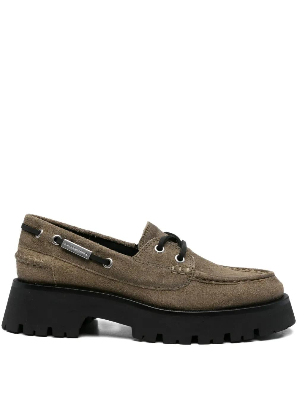 CARSON PLATFORM BOAT SHOES Alexander wang GREEN 38.5
