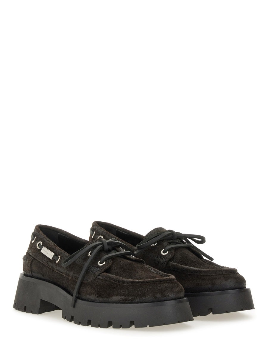 CARSON BOAT LOAFERS Alexander wang CHOCOLATE 38