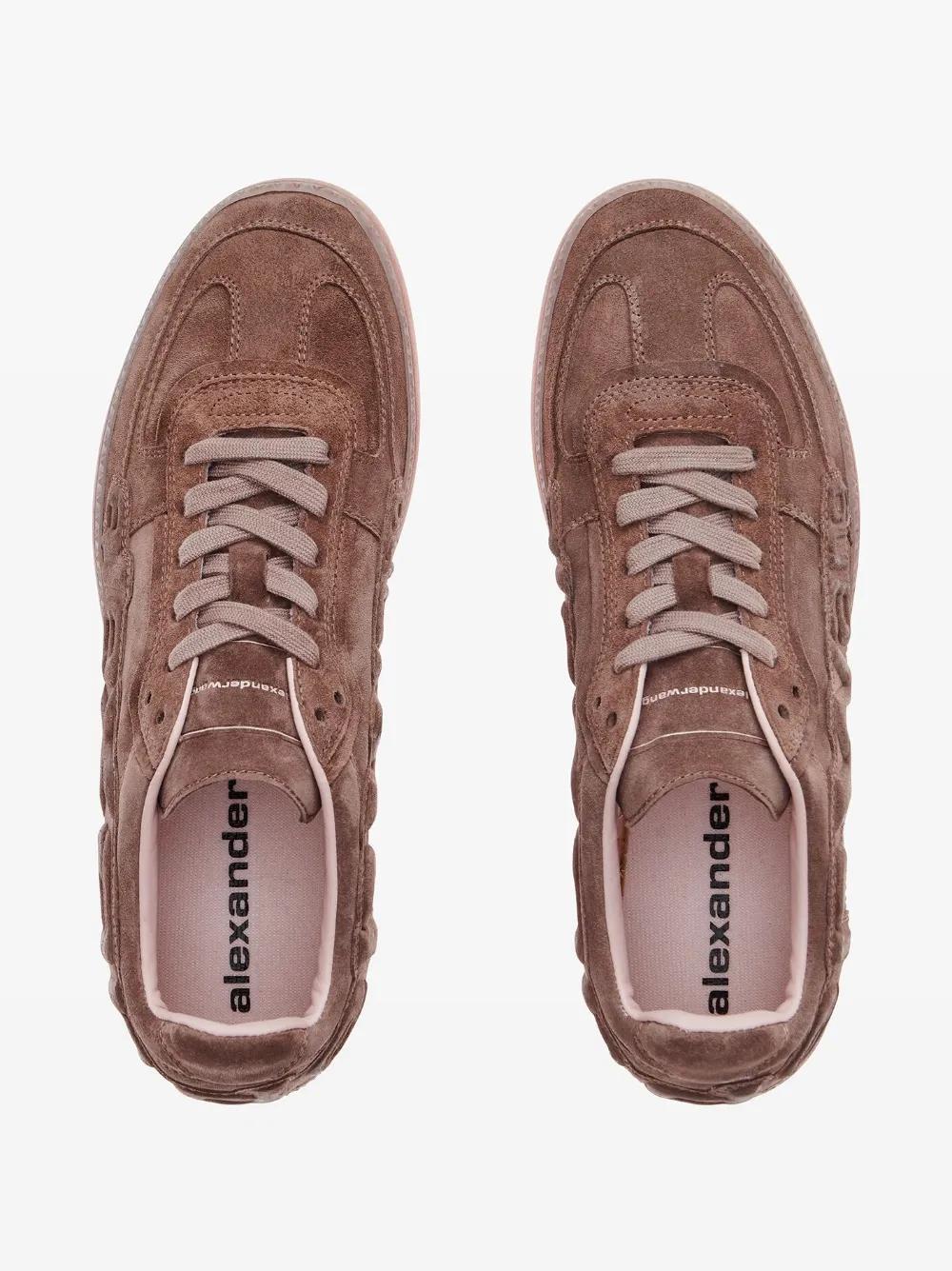 SUEDE SNEAKERS WITH EMBOSSED LEX LOGO Alexander wang