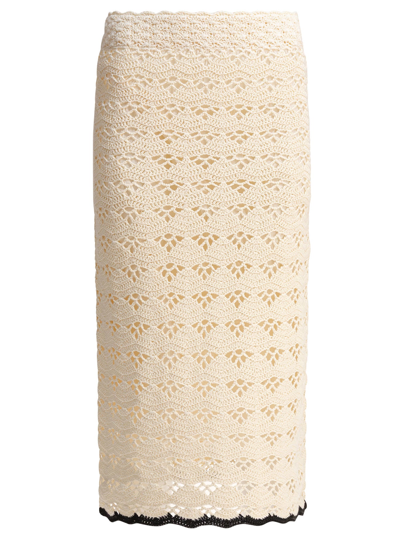 RHIANNON CROCHET SKIRT Zimmermann BEIGE 1