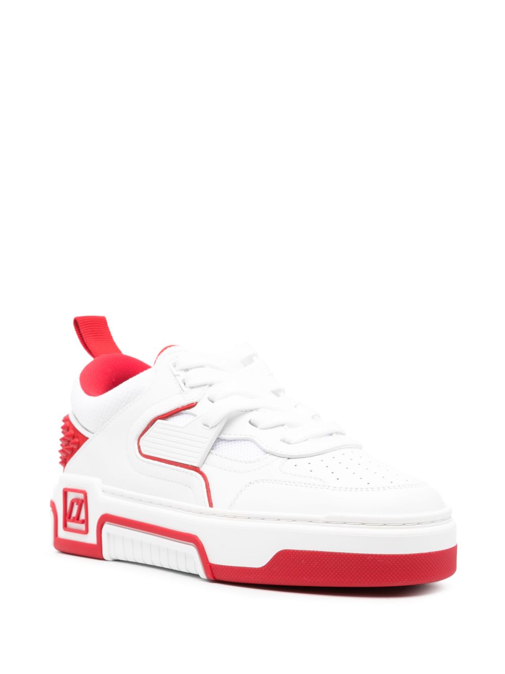 WHITE CALF LEATHER SNEAKERS Christian Louboutin