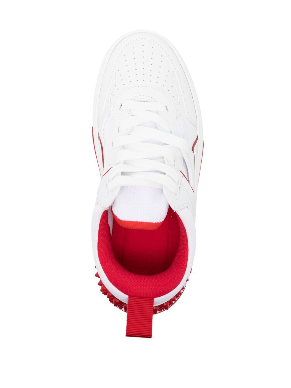 WHITE CALF LEATHER SNEAKERS Christian Louboutin