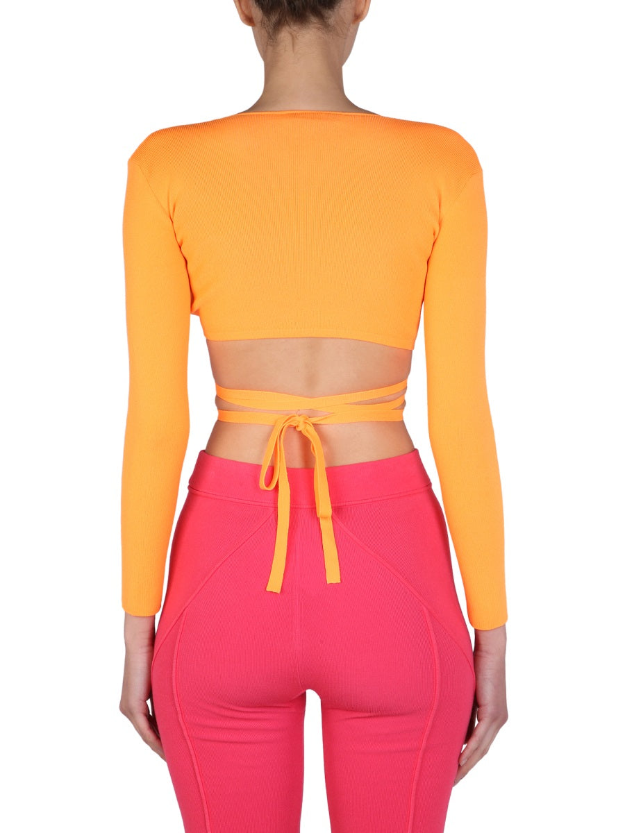 TOP CROPPED MSGM