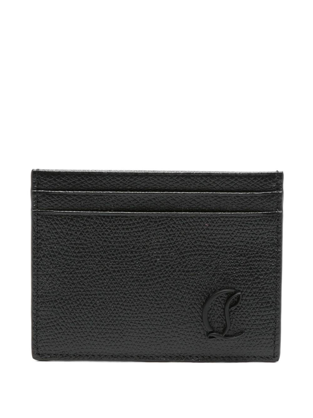 MOONCREST LEATHER CARD CASE Christian Louboutin BLACK UNI