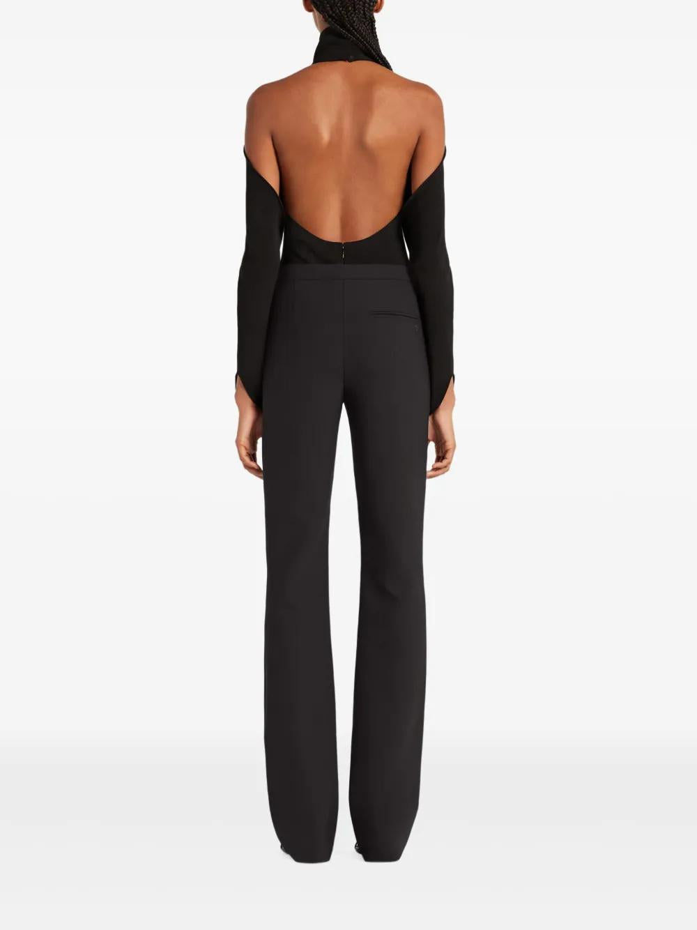 HIGH-NECK TOP WITH COLD-SHOULDER DESIGN COURREGÈS