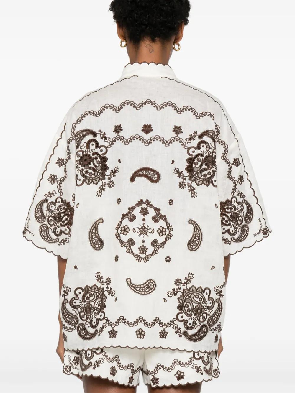 ASCENSION EMBROIDERED SHIRT Zimmermann