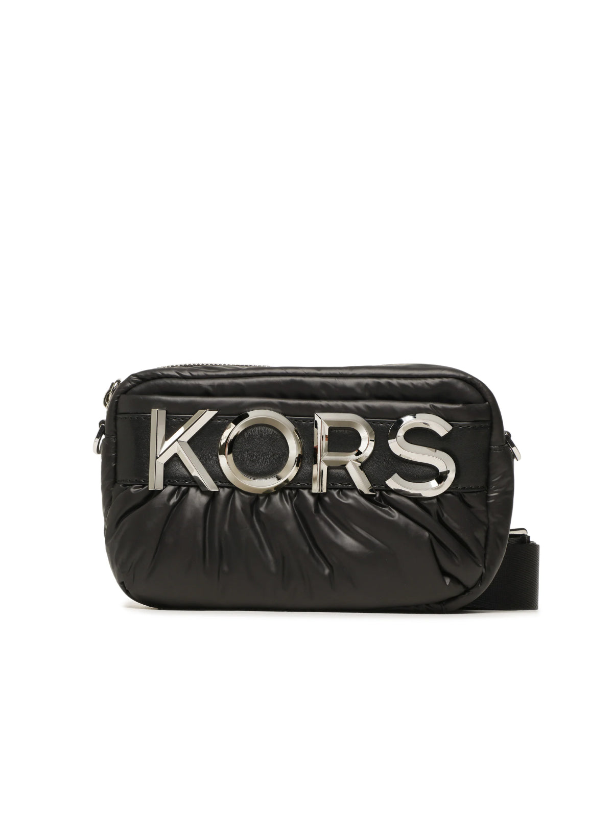LEONIE LOGO PLAQUE CROSSBODY BAG Michael Kors BLACK ONE SIZE