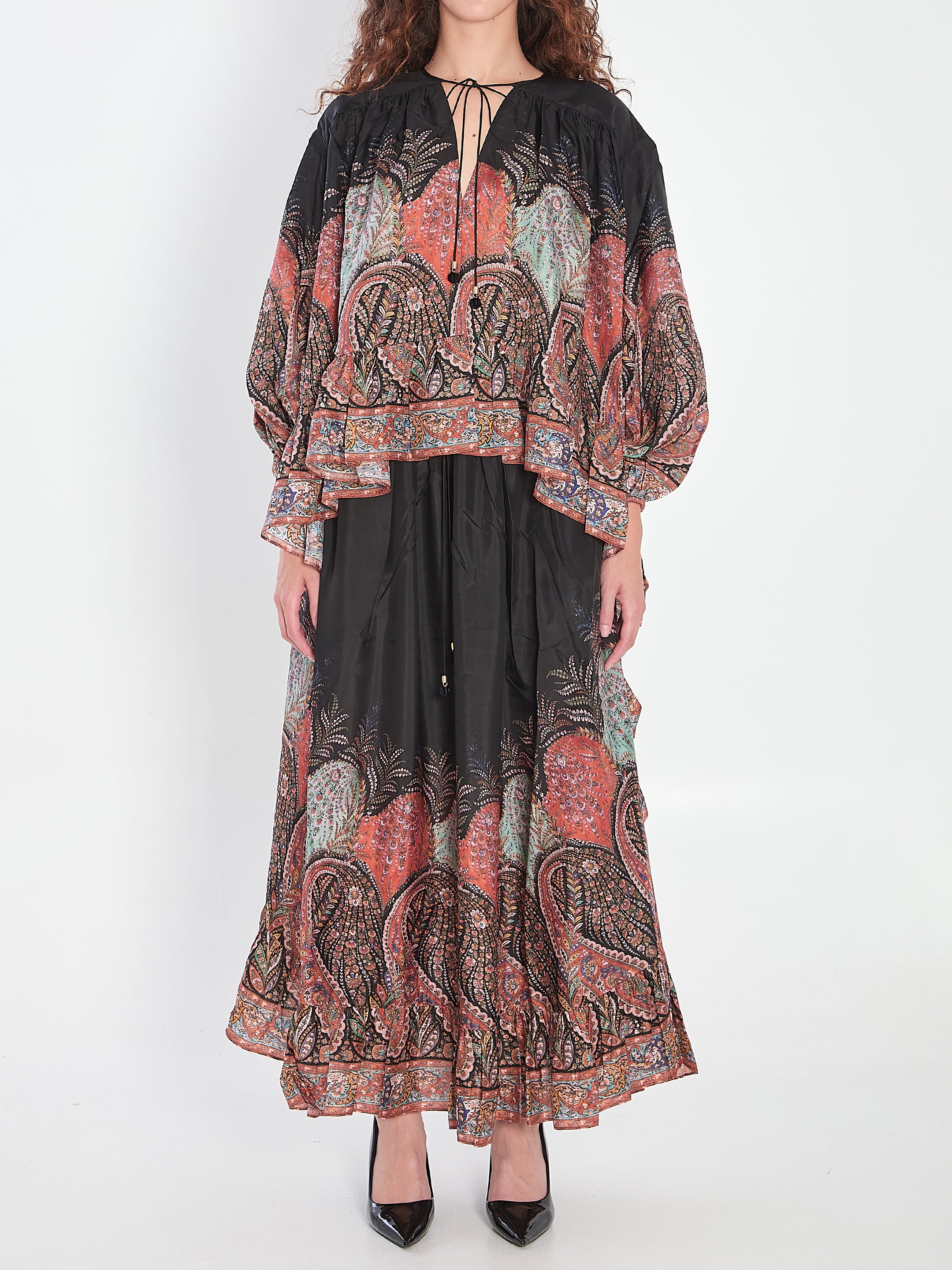 RHIANNON RUFFLE MAXI SKIRT Zimmermann