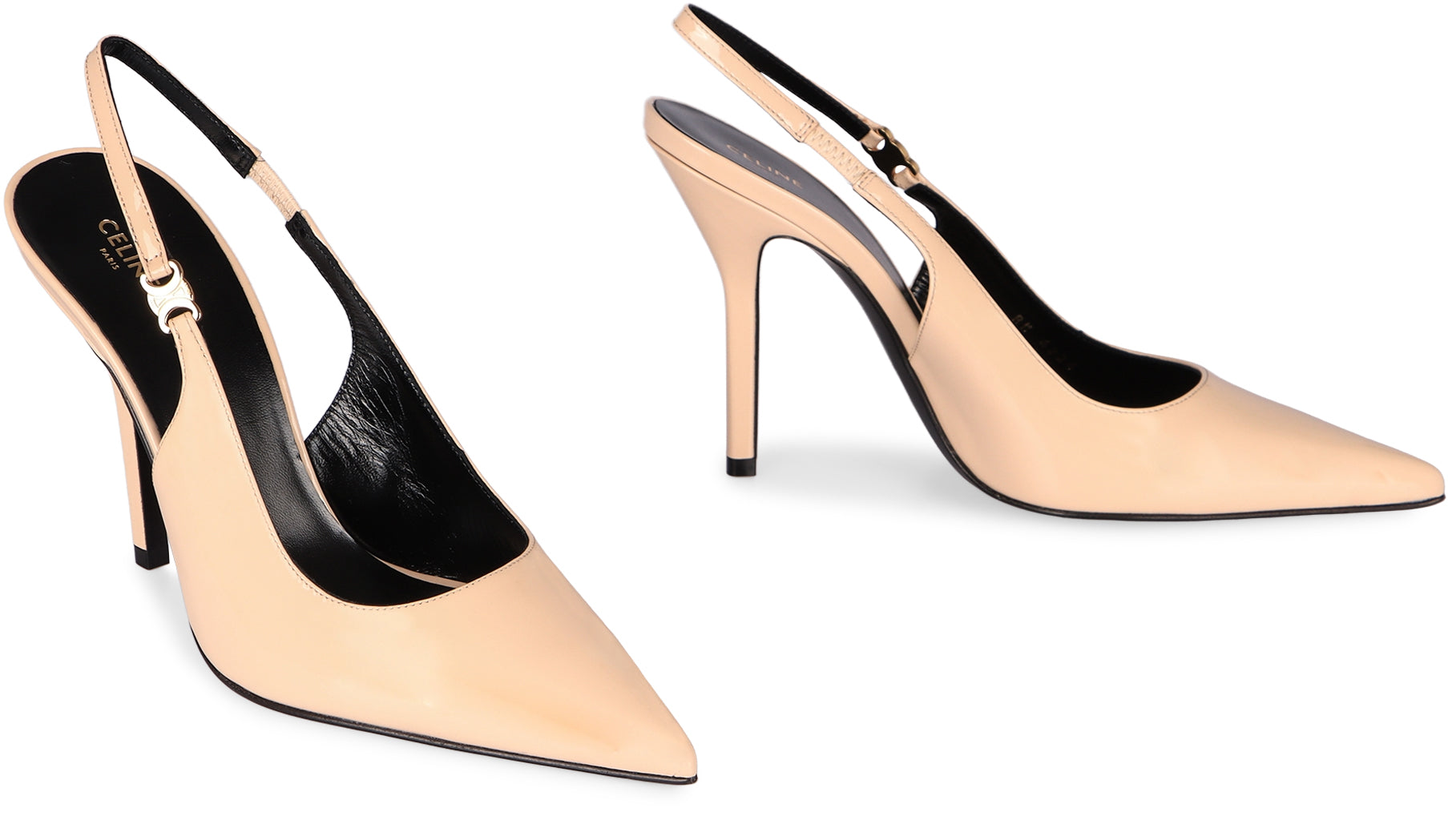 PATENT LEATHER SLINGBACK PUMPS Celine
