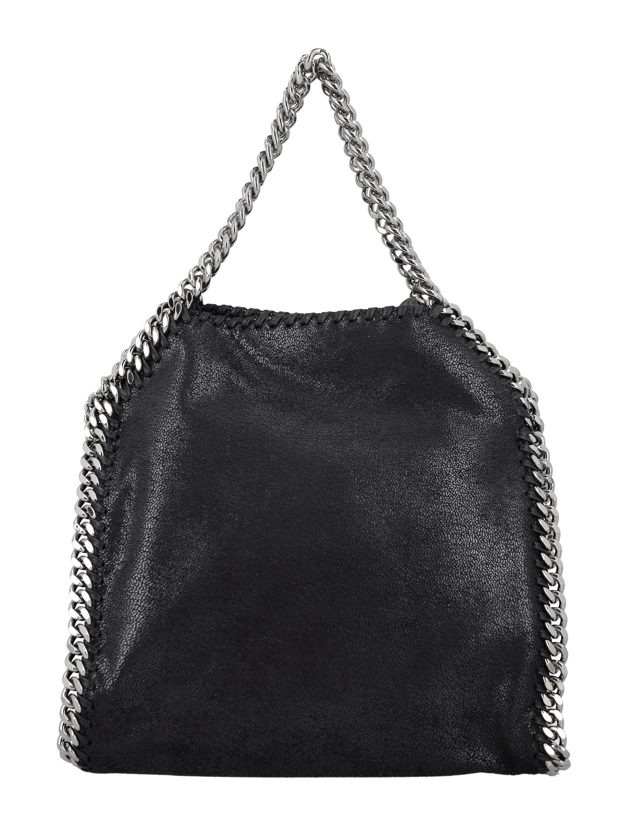 BLACK SHAGGY DEER MINI FALABELLA HANDBAG Stella McCartney