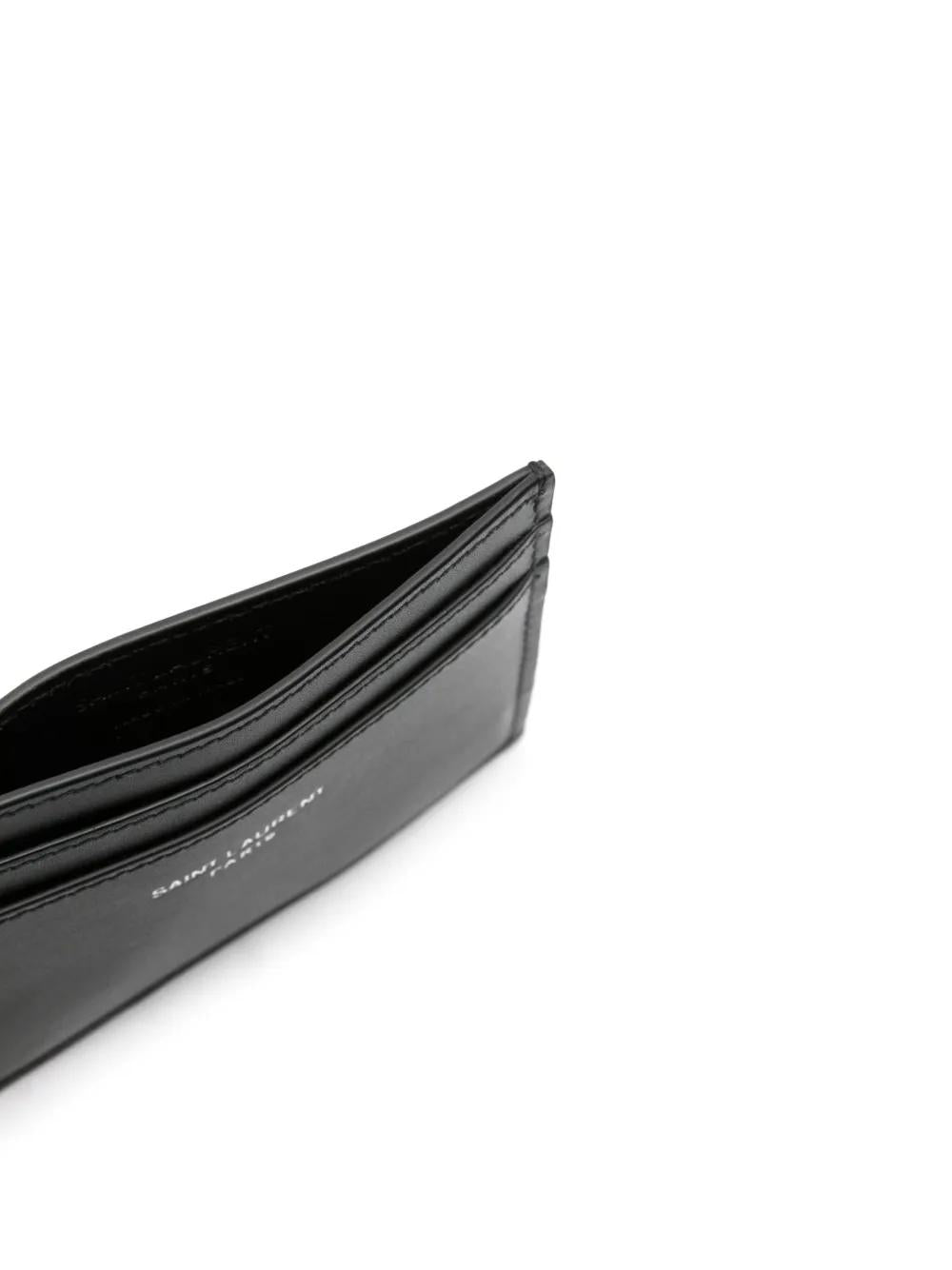 PORTACARTE CON LOGO Saint Laurent