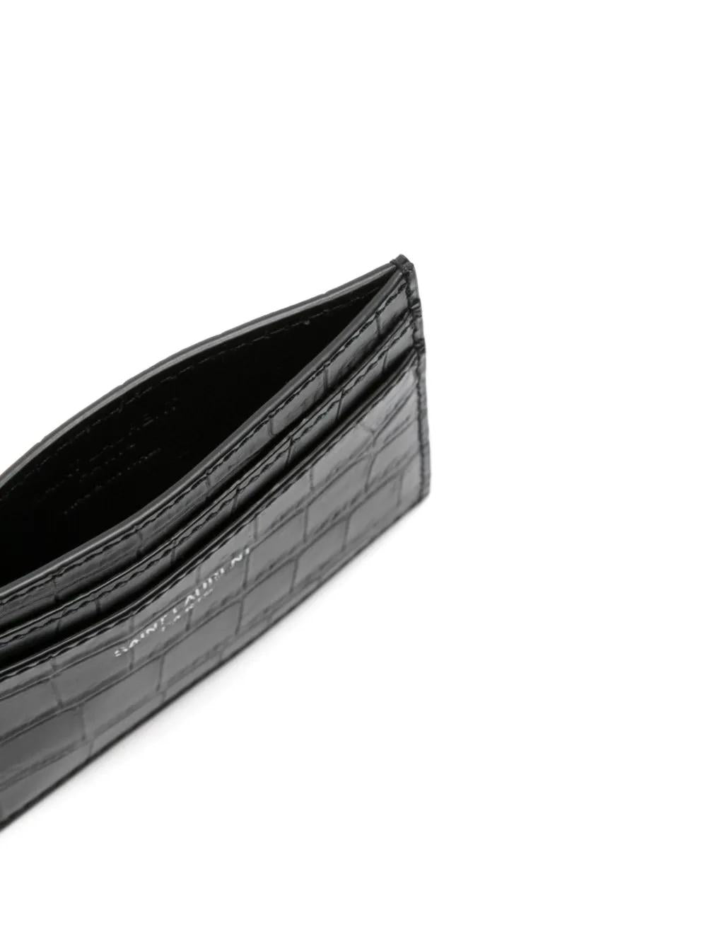 LEATHER CARD HOLDER Saint Laurent