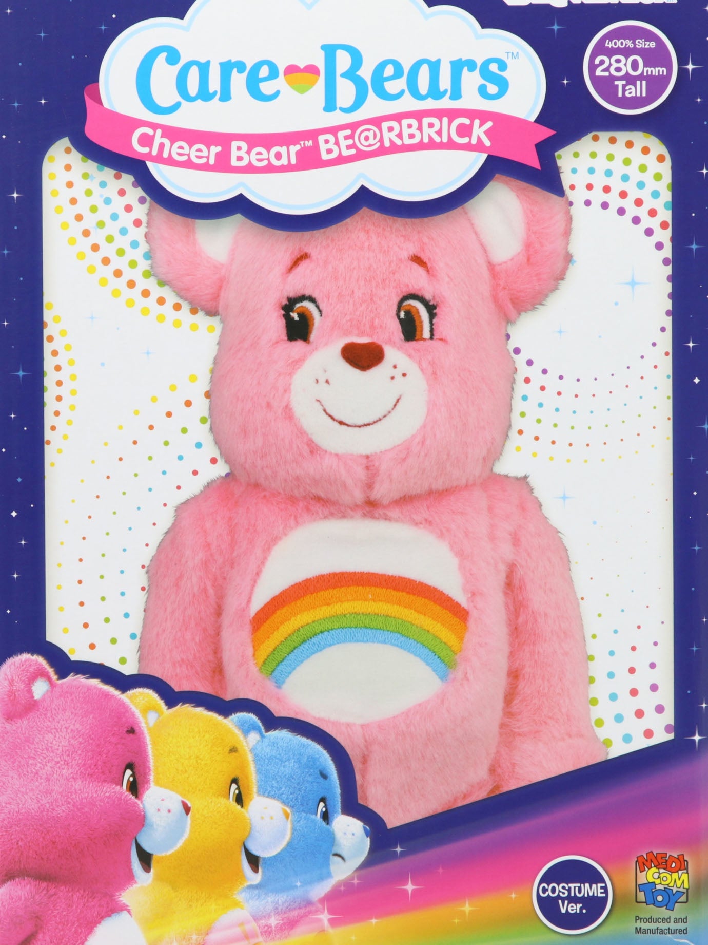 "BE@RBRICK CHEER BEAR COSTUME VERSION 400%" TOY Medicom Toy