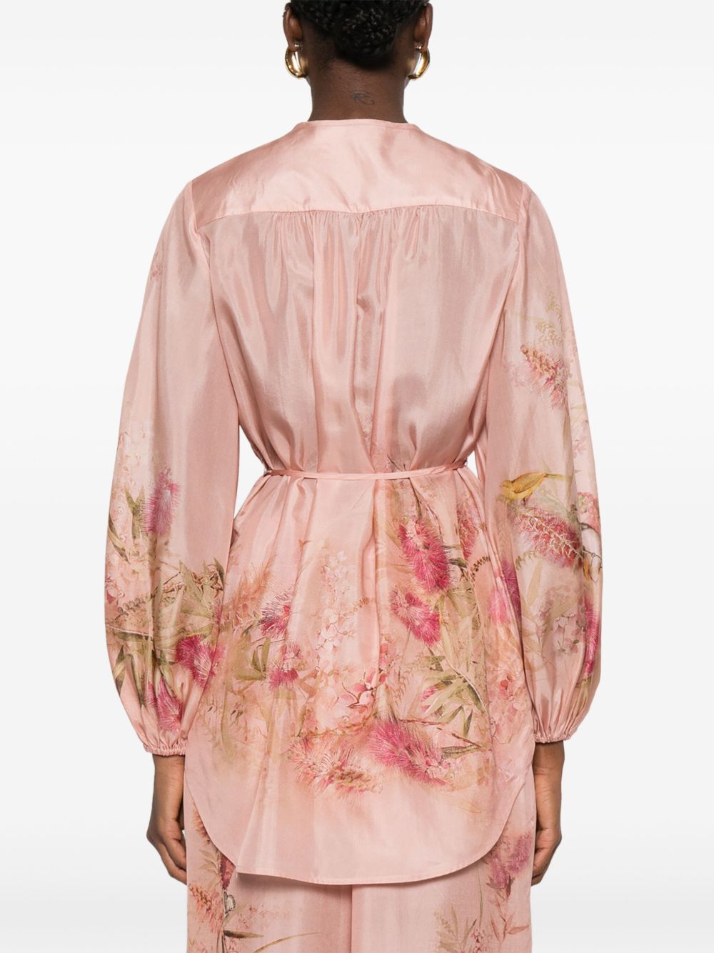 CASCADIAN PRINTED SILK TOP Zimmermann