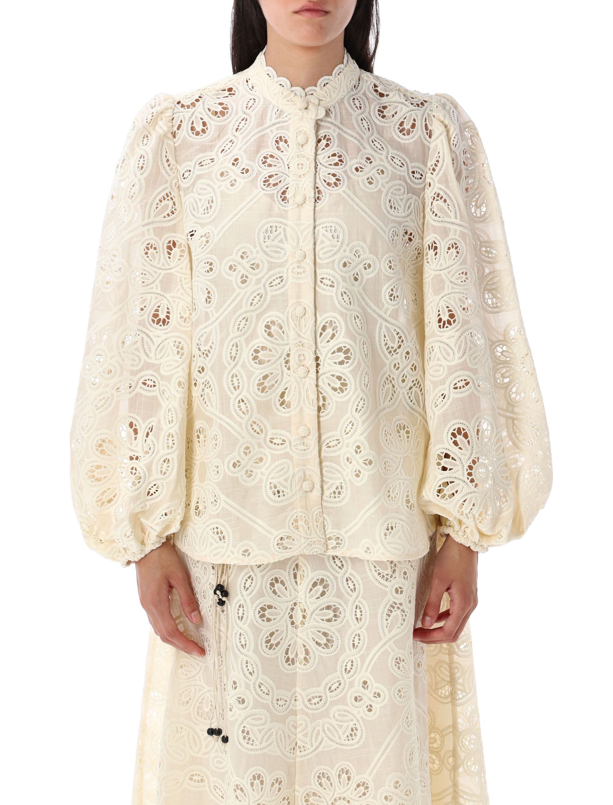 RHIANNON BLOUSE Zimmermann IVORY 2