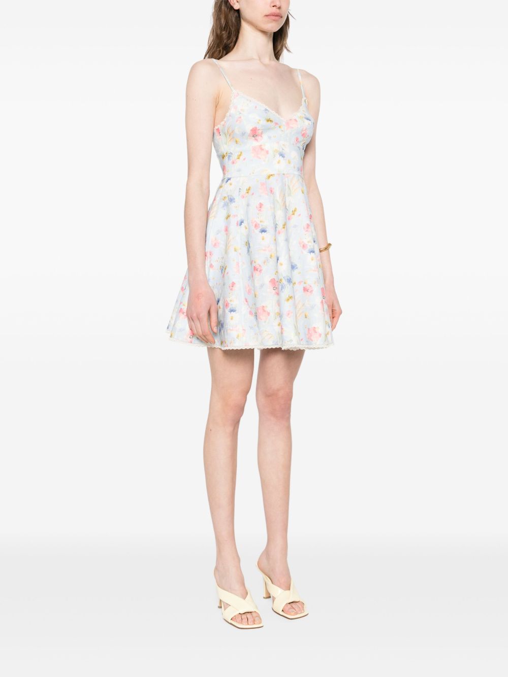 LUCKY LINEN MINI DRESS Zimmermann