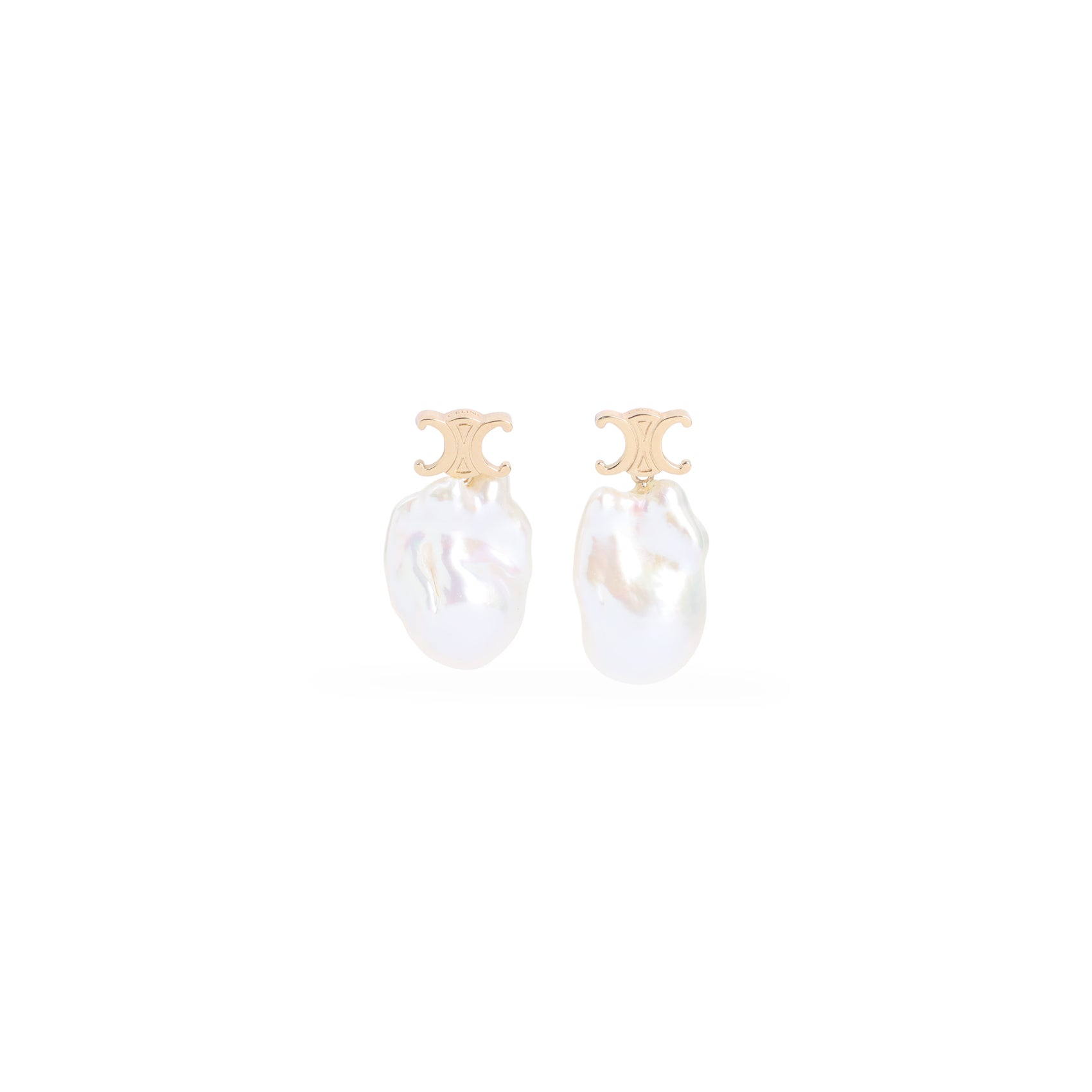 PEARL EARRINGS Celine METALLIC UNICA