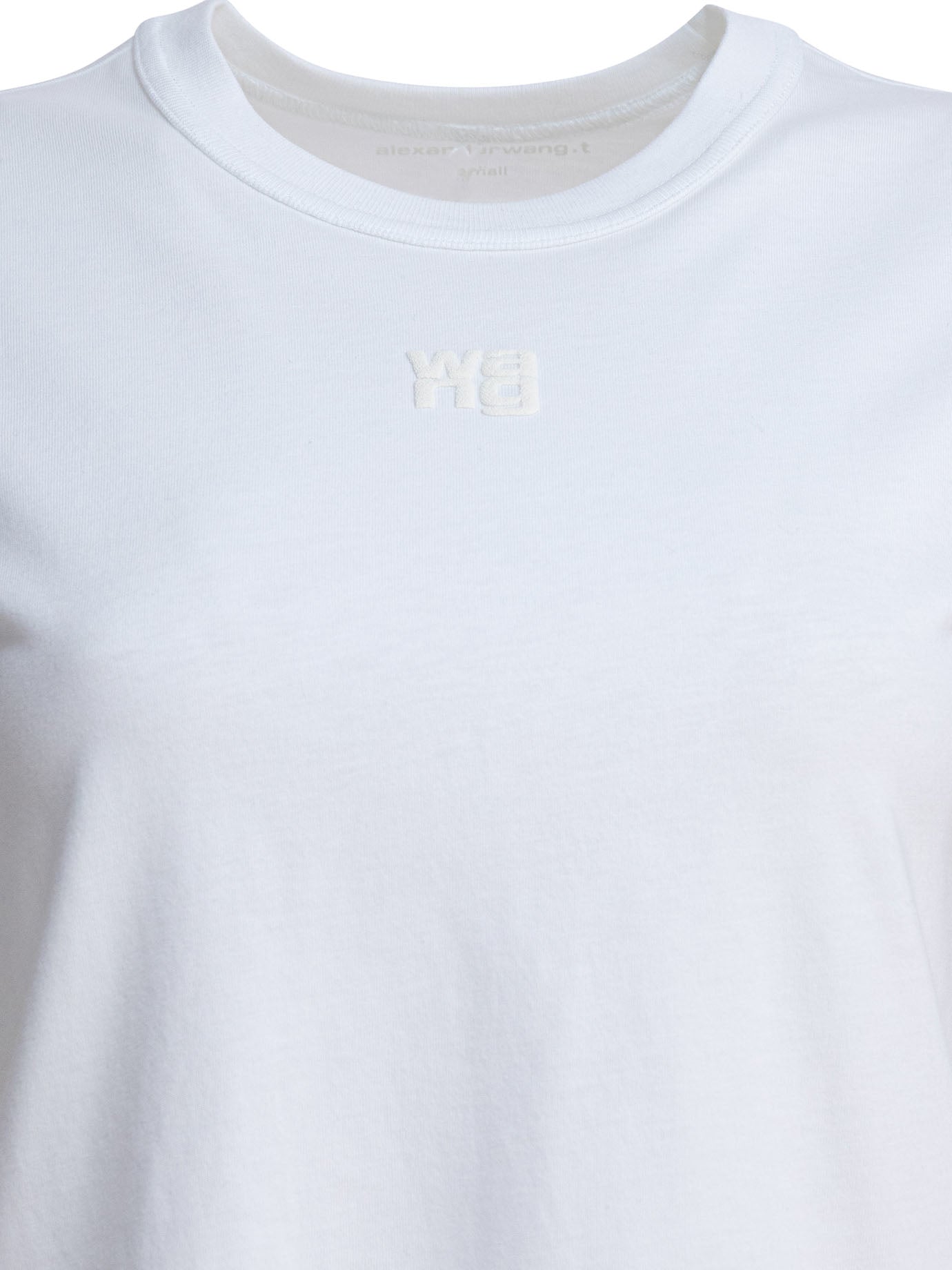 ESSENTIAL JSY SHRUNKEN TEE W/PUFF LOGO Alexander wang