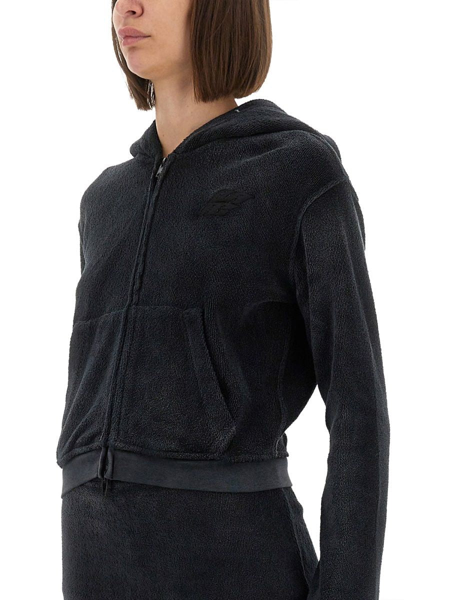 BLACK COTTON SWEATSHIRTS Alexander wang