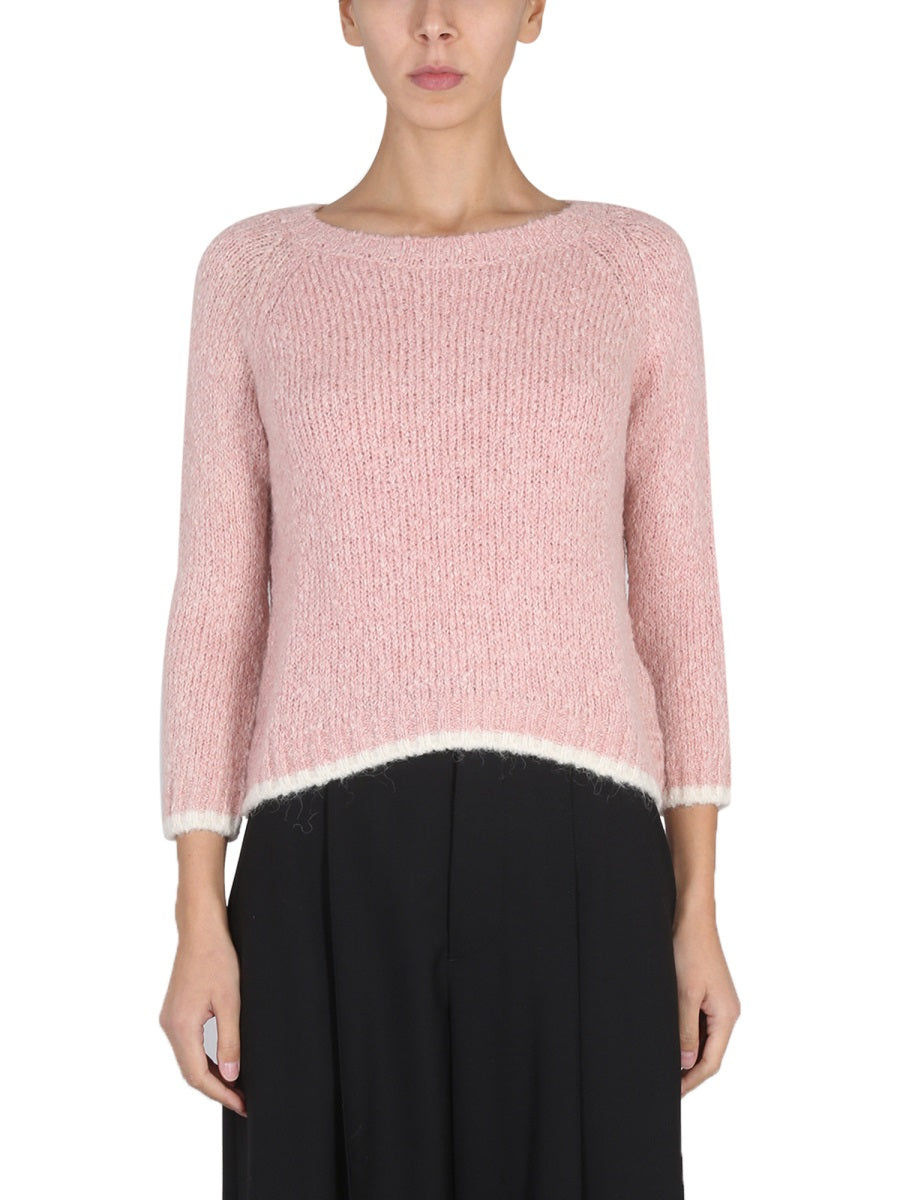 ALPACA BLEND SWEATER Aspesi PINK 40
