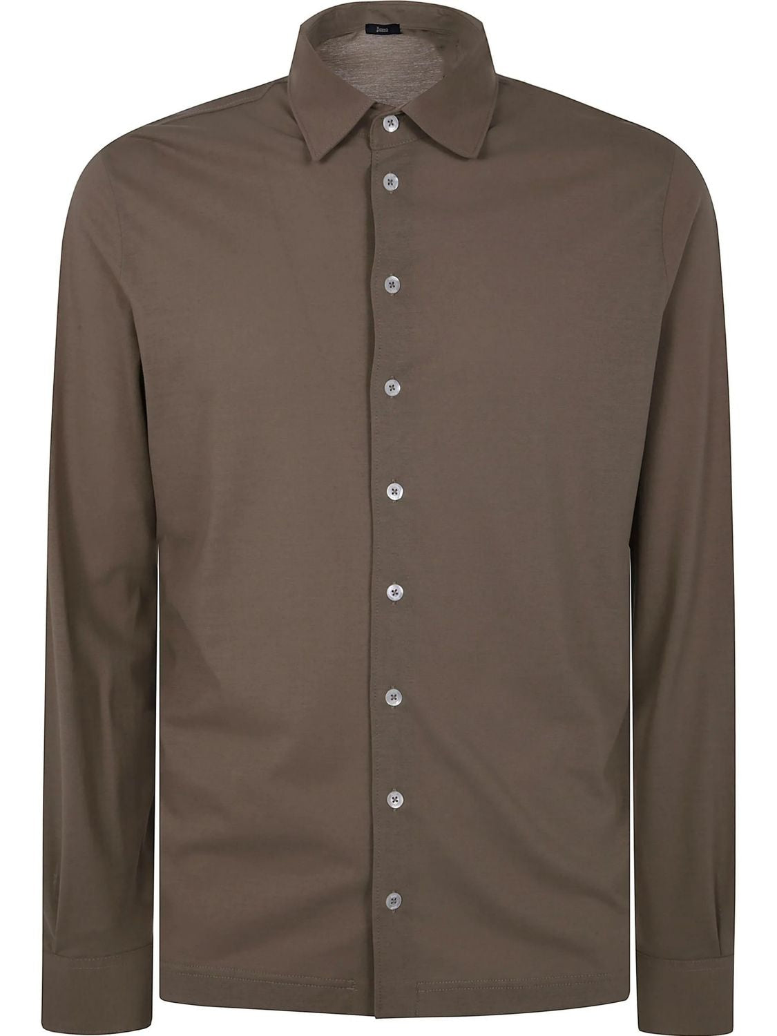 POLO CAMICIA M.L. JRS VOILE CREPE Herno TAUPE 46