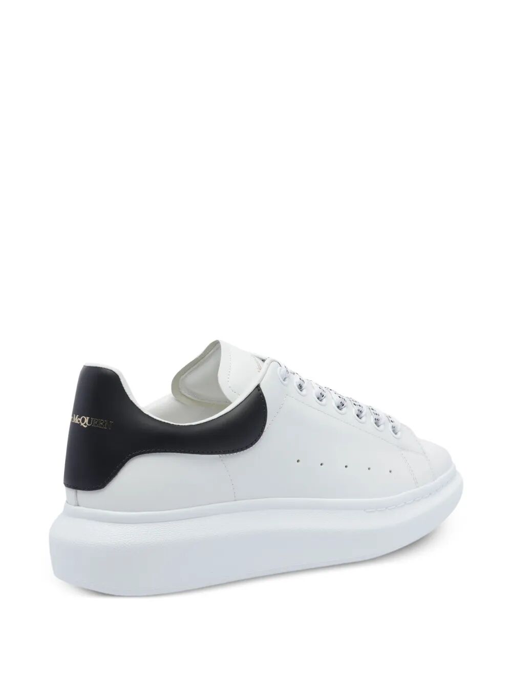 OVERSIZED LACE-UP LEATHER SNEAKERS Alexander McQueen