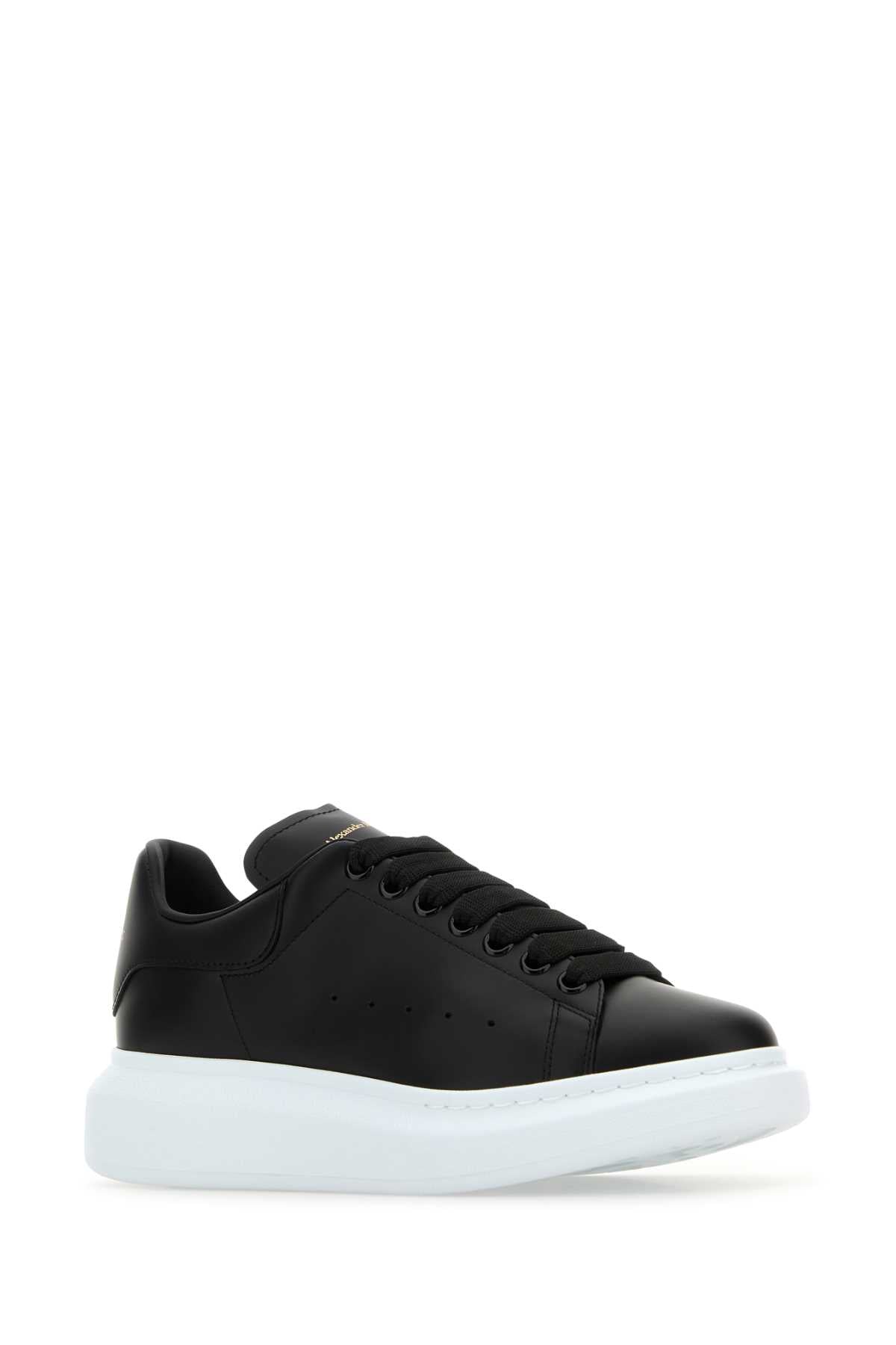 BLACK LEATHER SNEAKERS Alexander McQueen