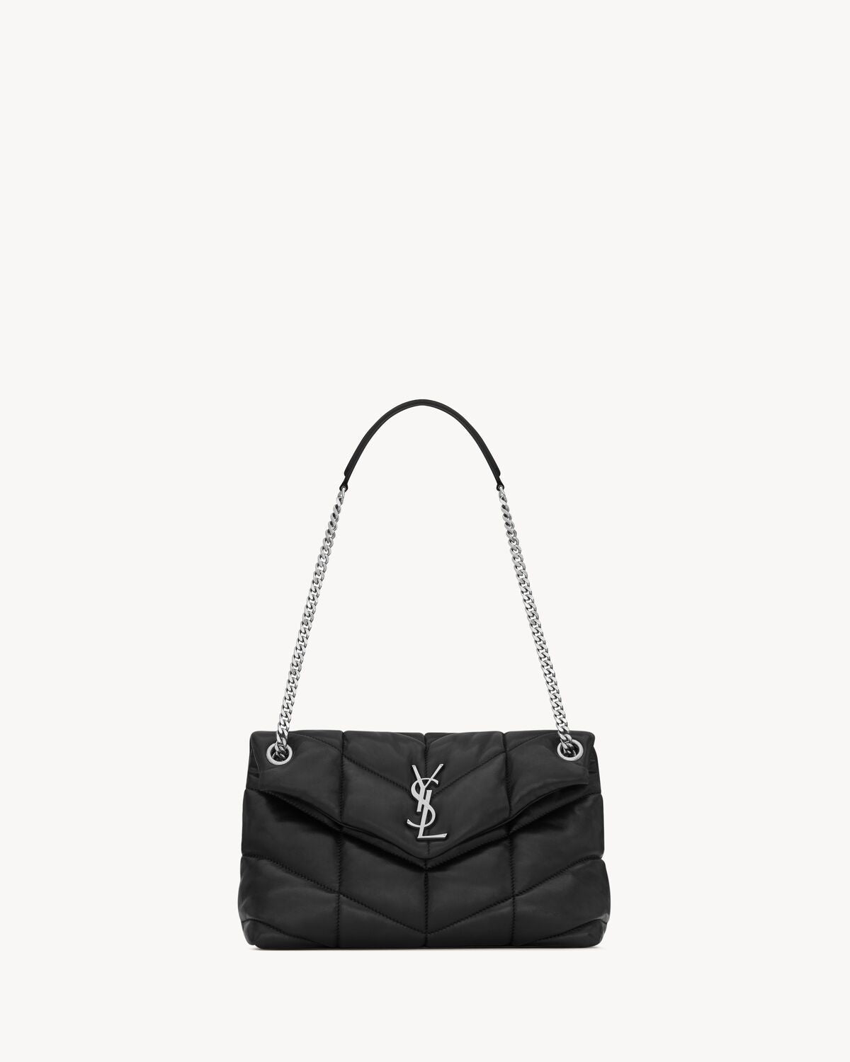 LOULOU PUFFER BAG SMALL Saint Laurent BLACK UNI