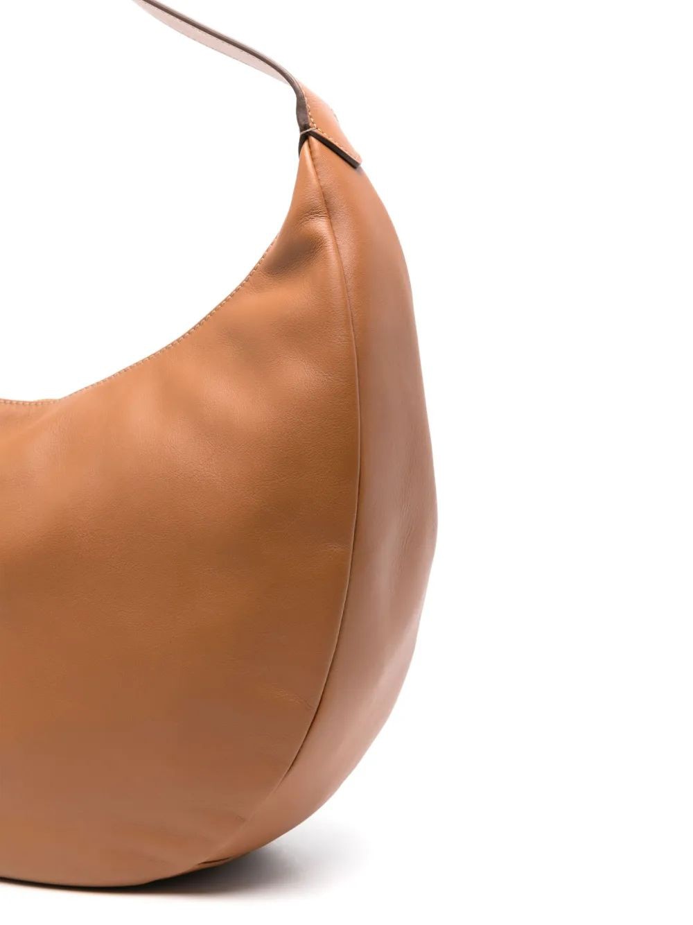 CARAMEL LEATHER SHOULDER BAG Miu Miu