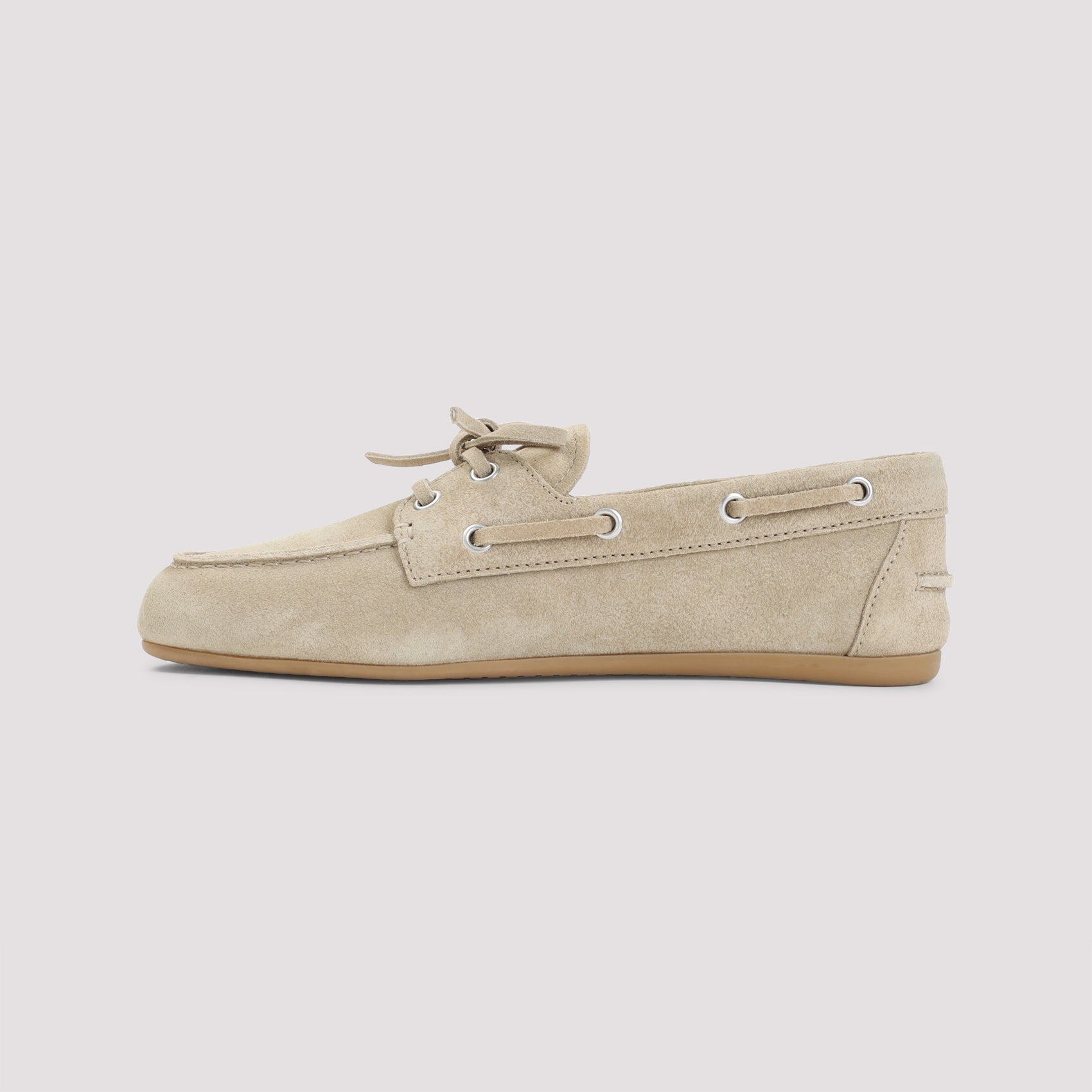 SAND SUEDE LOAFERS Miu Miu