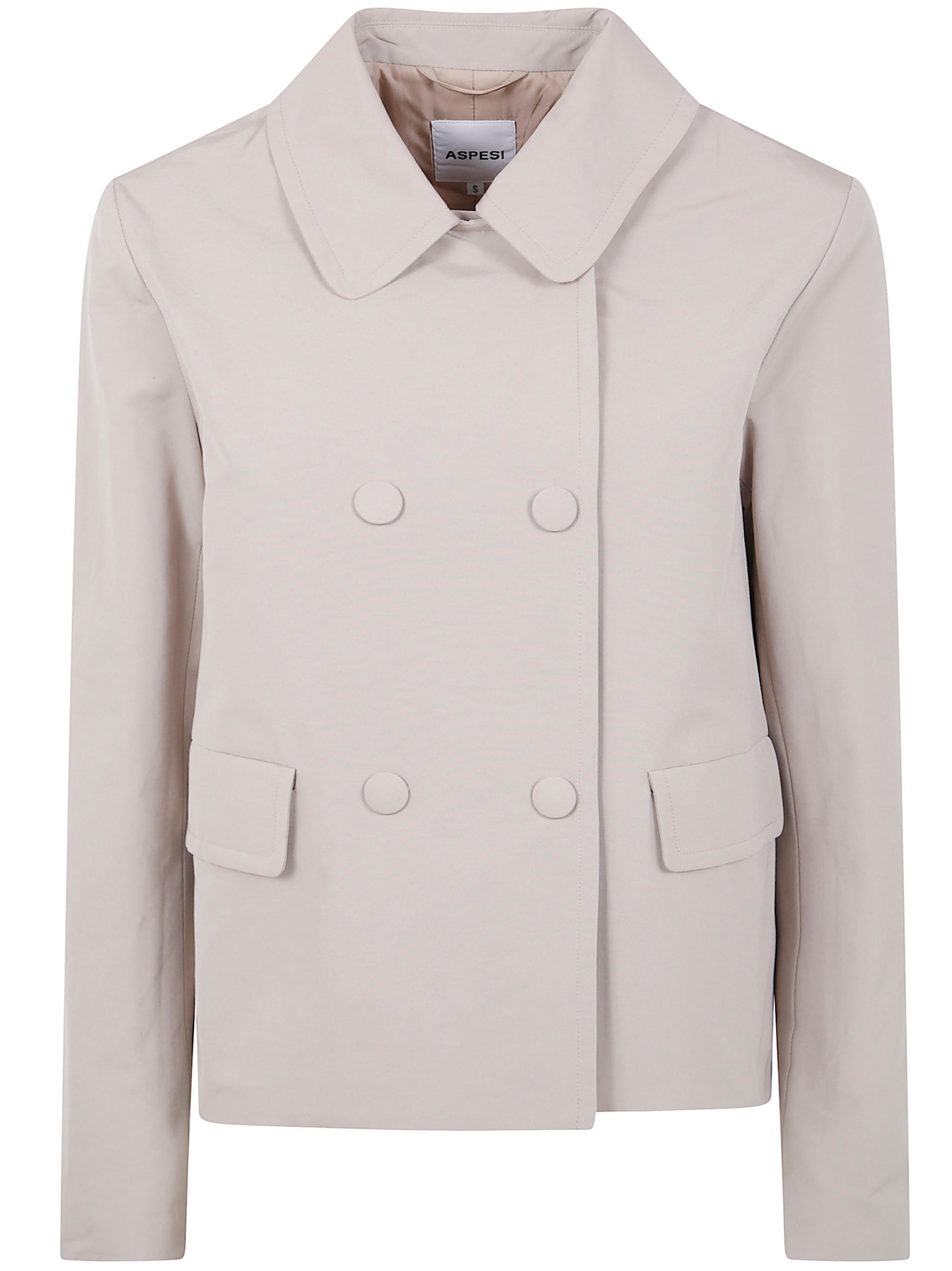 "ARANCIATA" DOUBLE BREASTED JACKET Aspesi NUDE & NEUTRALS S