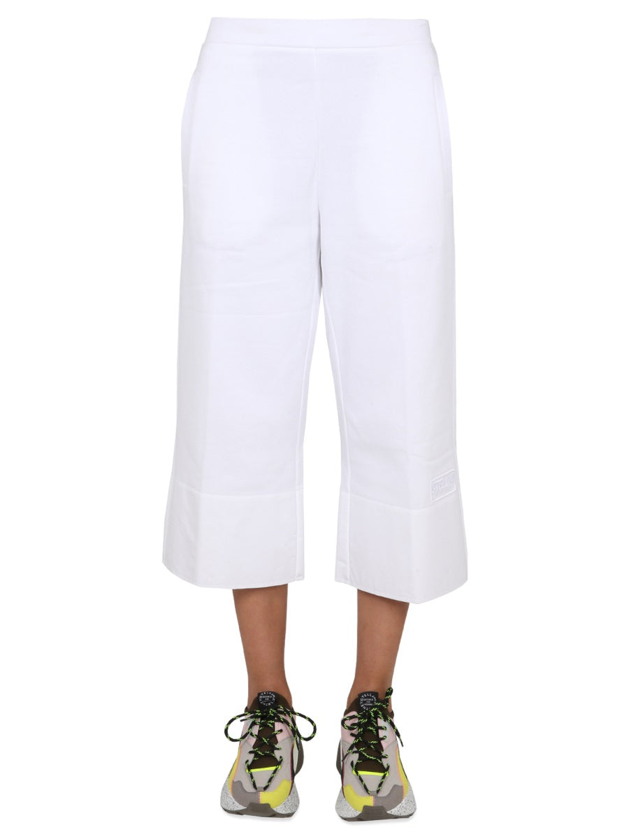 PANTALONE CON RICAMO LOGO Stella McCartney WHITE 40