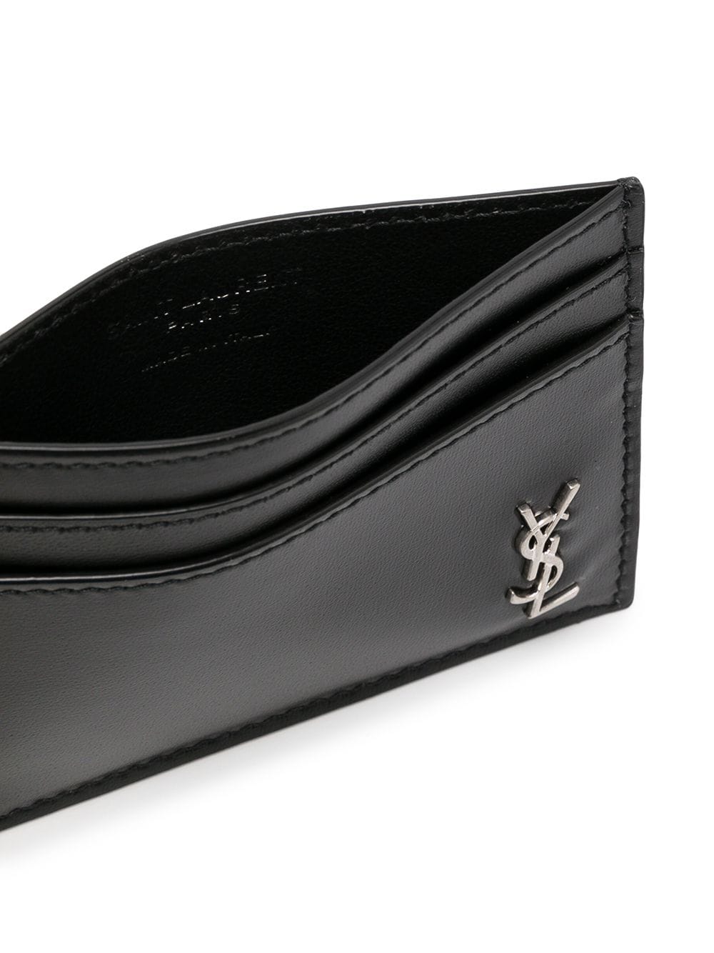 TINY CASSANDRE LEATHER CARD HOLDER Saint Laurent