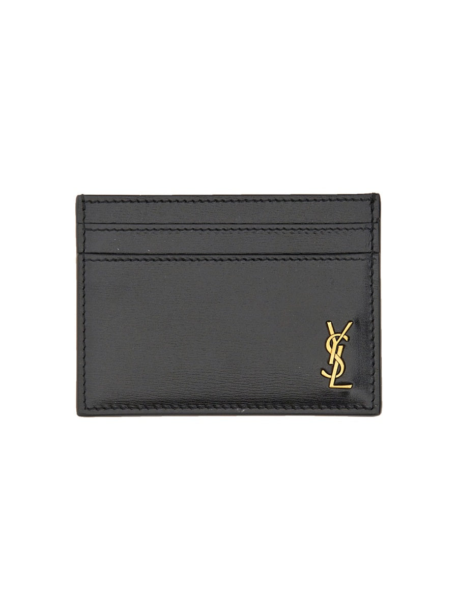 MONOGRAM CARD HOLDER Saint Laurent BLACK UNI