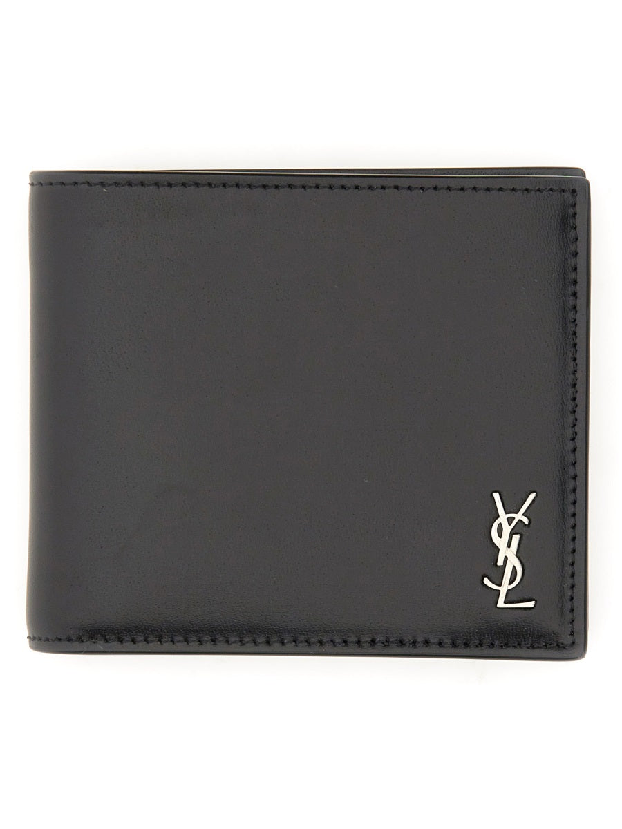 PORTAFOGLIO TINY CASSANDRE EAST/WEST Saint Laurent BLACK UNI