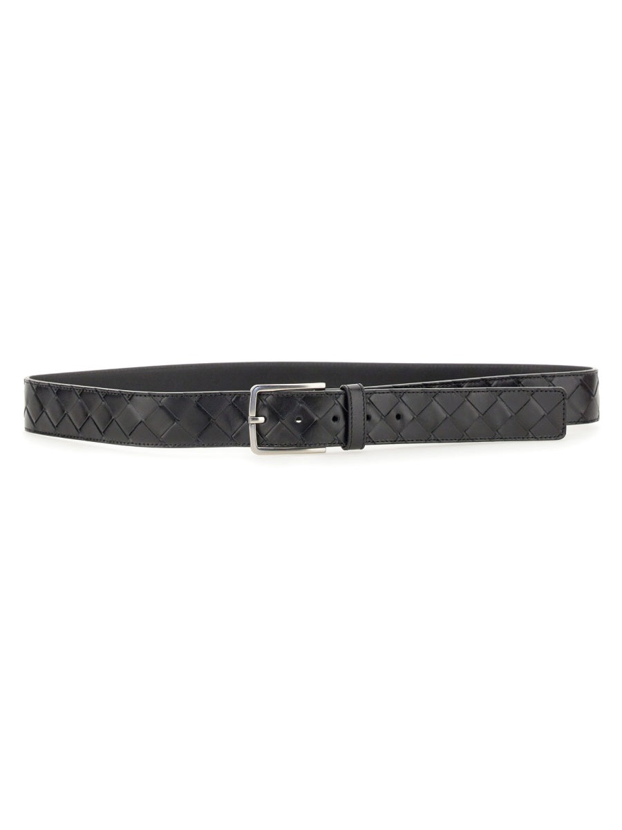CINTURA IN PELLE Bottega Veneta BLACK 110