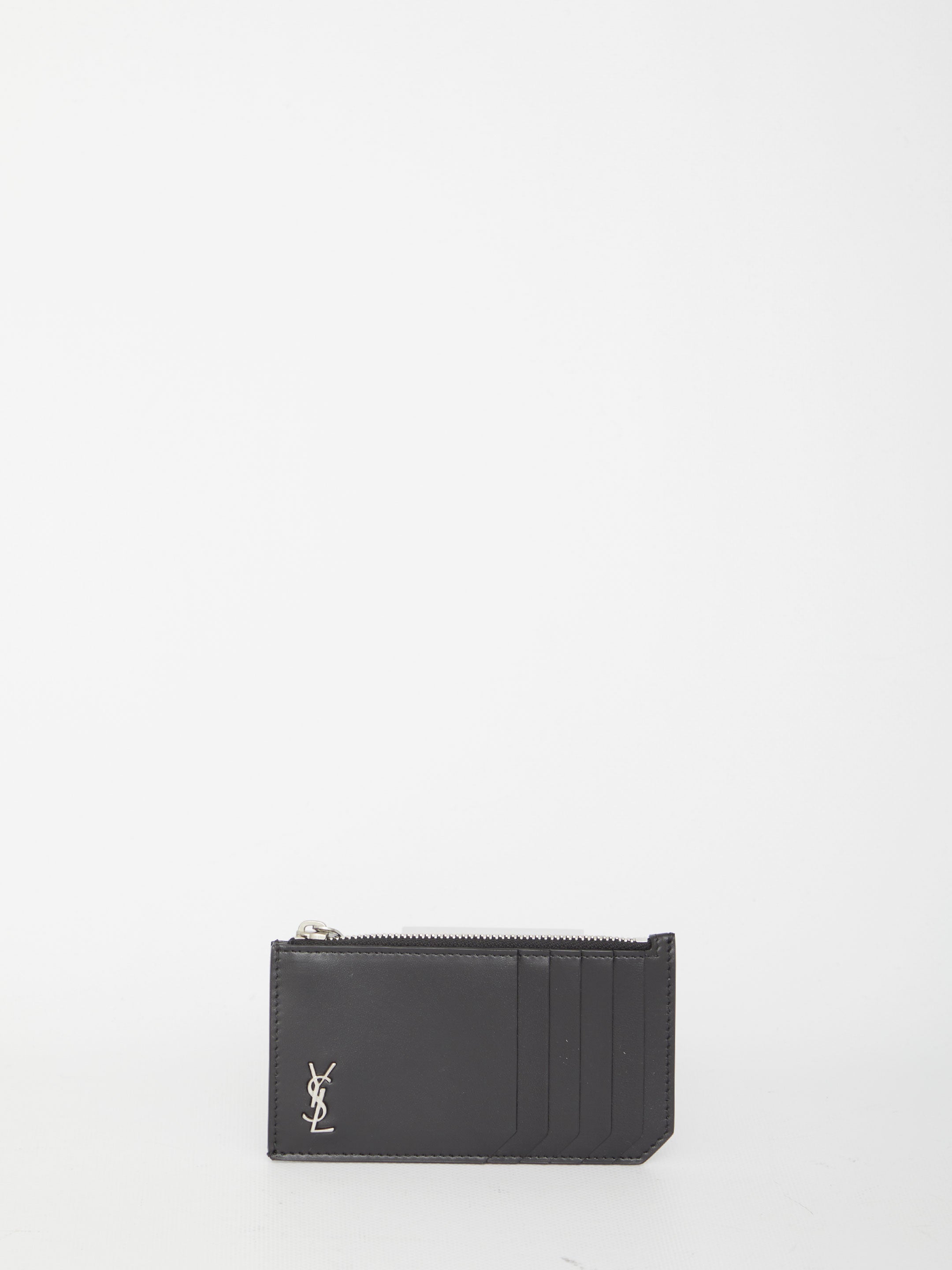 TINY CASSANDRE FRAGMENTS CARDHOLDER Saint Laurent BLACK QT