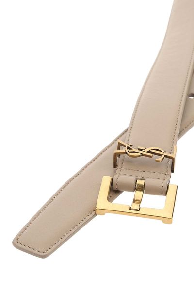 CASSANDRE BELT WITH SQUARE BUCKLE Saint Laurent