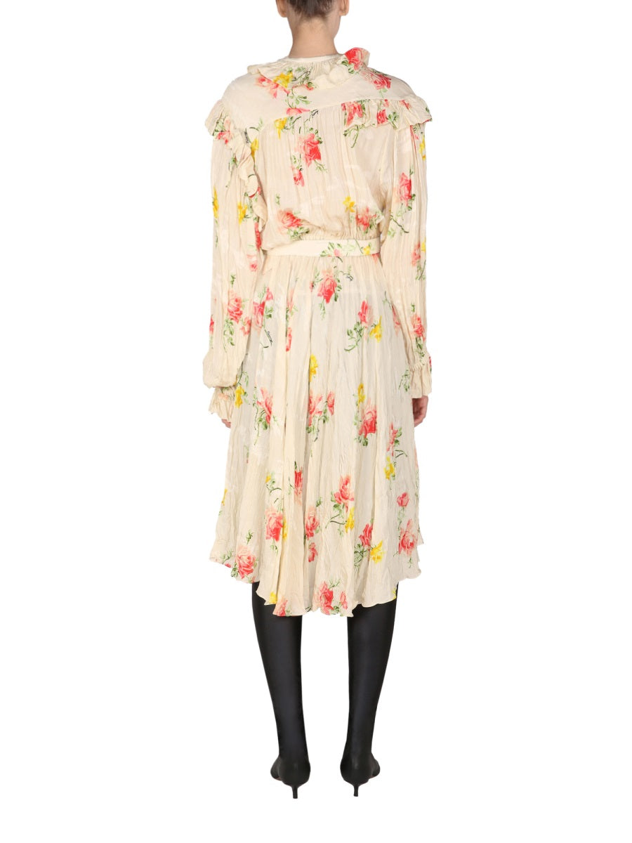 ABITO FLORAL Balenciaga