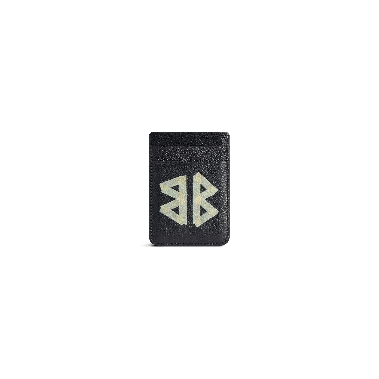 MAGNETIC CARD HOLDER WITH LOGO Balenciaga BLACK UNI