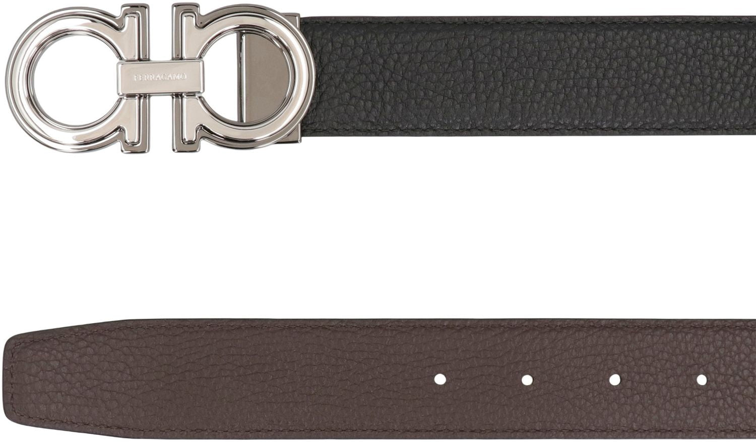 GANCINI REVERSIBLE LEATHER BELT Ferragamo