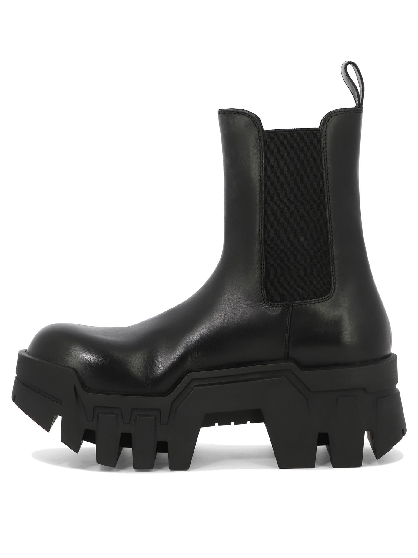 BLACK RUBBER ANKLE BOOTS Balenciaga