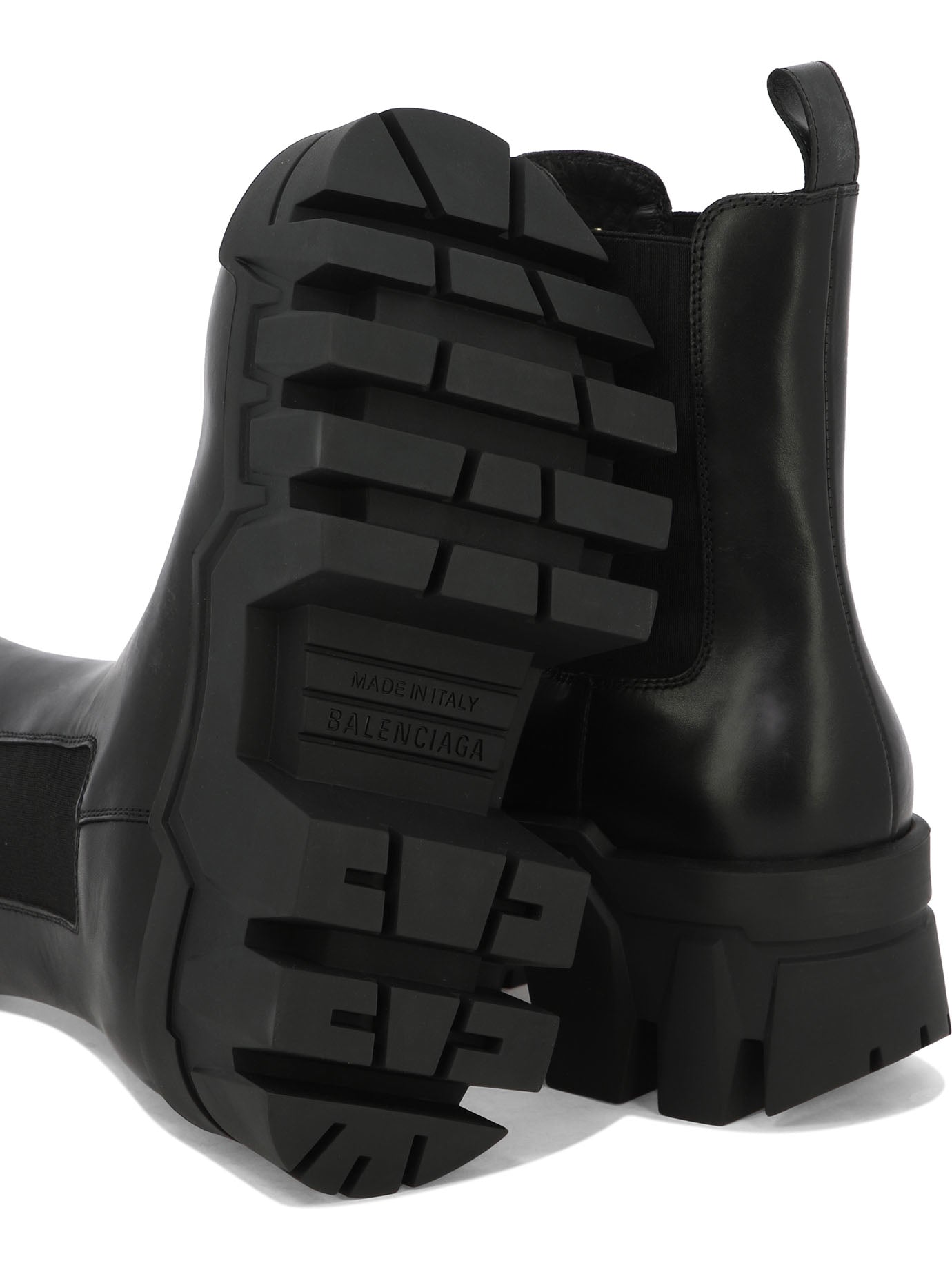 BLACK RUBBER ANKLE BOOTS Balenciaga