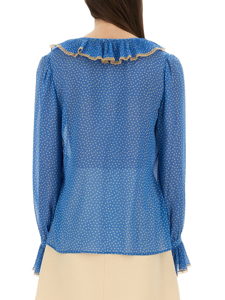 PRINTED SILK BLOUSE Valentino Garavani