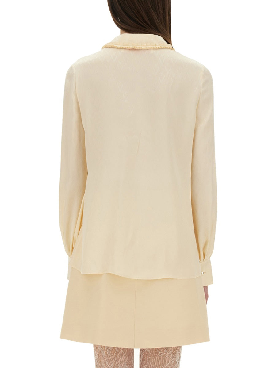 CREAM SILK SHIRT Valentino Garavani